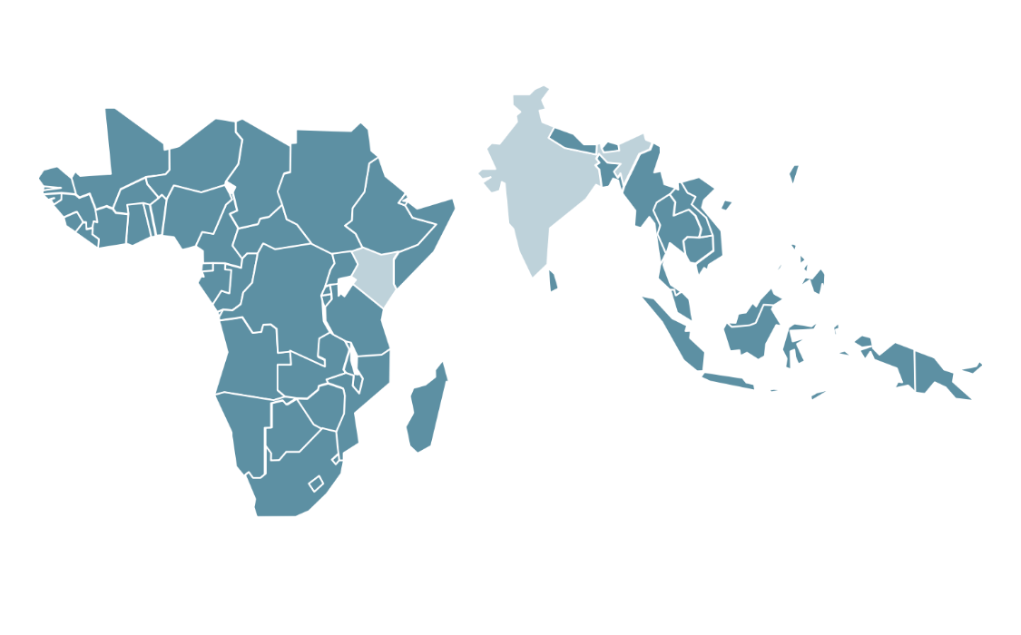 map of china, india and southeast asia